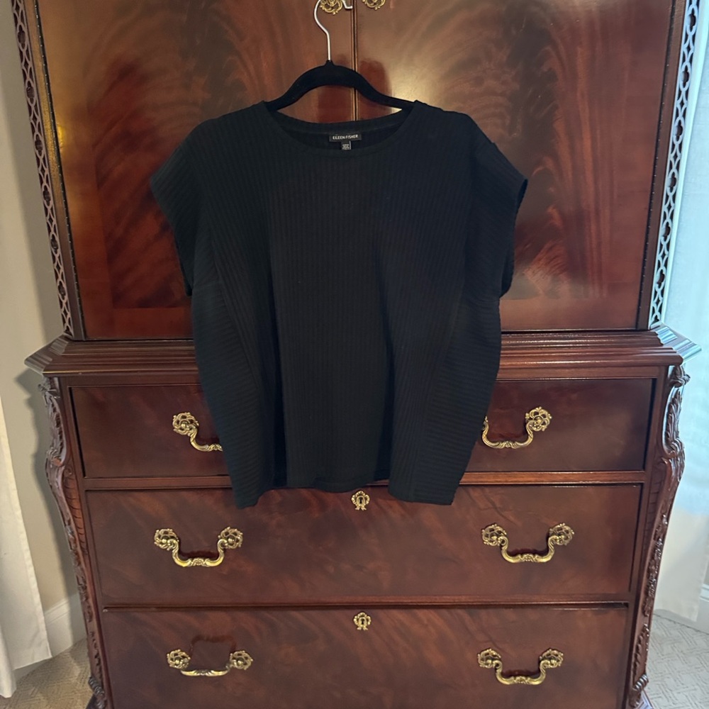 Eileen Fisher Black Blouse